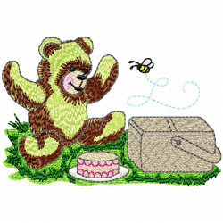 Teddy Embroidery Design 6 Teddy Embroidery Design 6